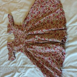 Alice And Ames Size 5 Red And Pink Floral Dress